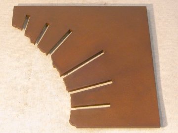 Serie Escletxes V, 50 x 50 x 1 cms, Acer, 2005_w600_h450
